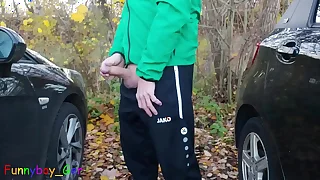 I jerk my uncut cock in a commuter parking lot&period; Unfortunately&comma; a voyeur be suitable showed up&period;